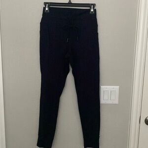 Spyder pocket drawstring leggings, black, size small